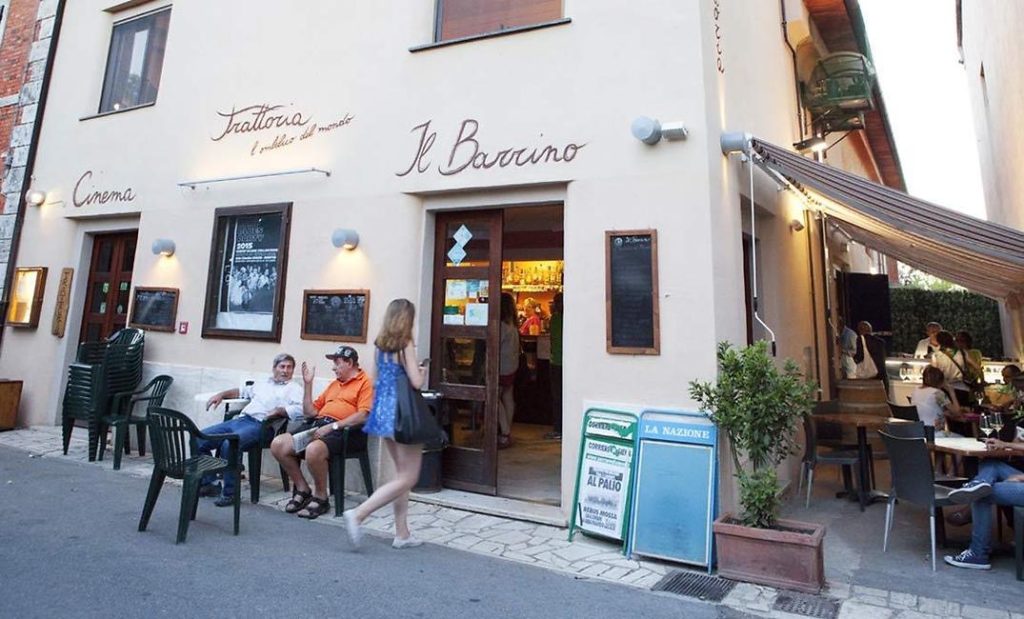 Il Barrino Restaurant Montisi, Tuscany.