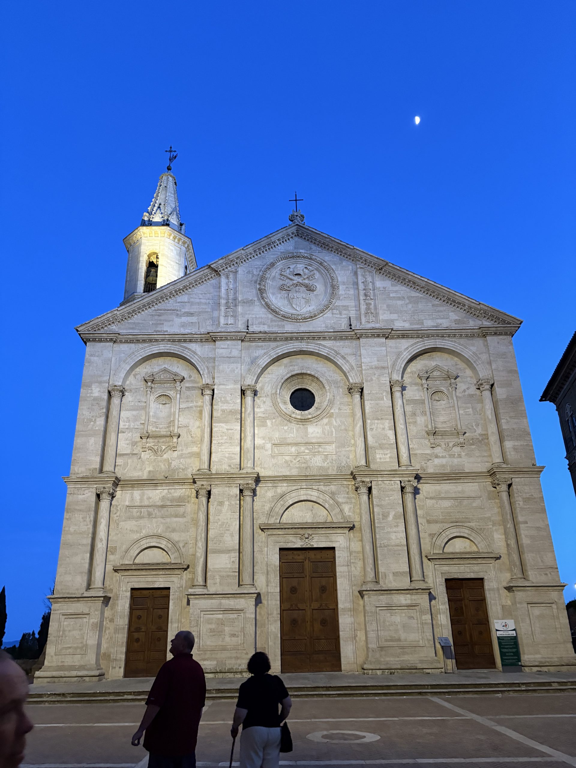 Church in Pienza, Tuscany.